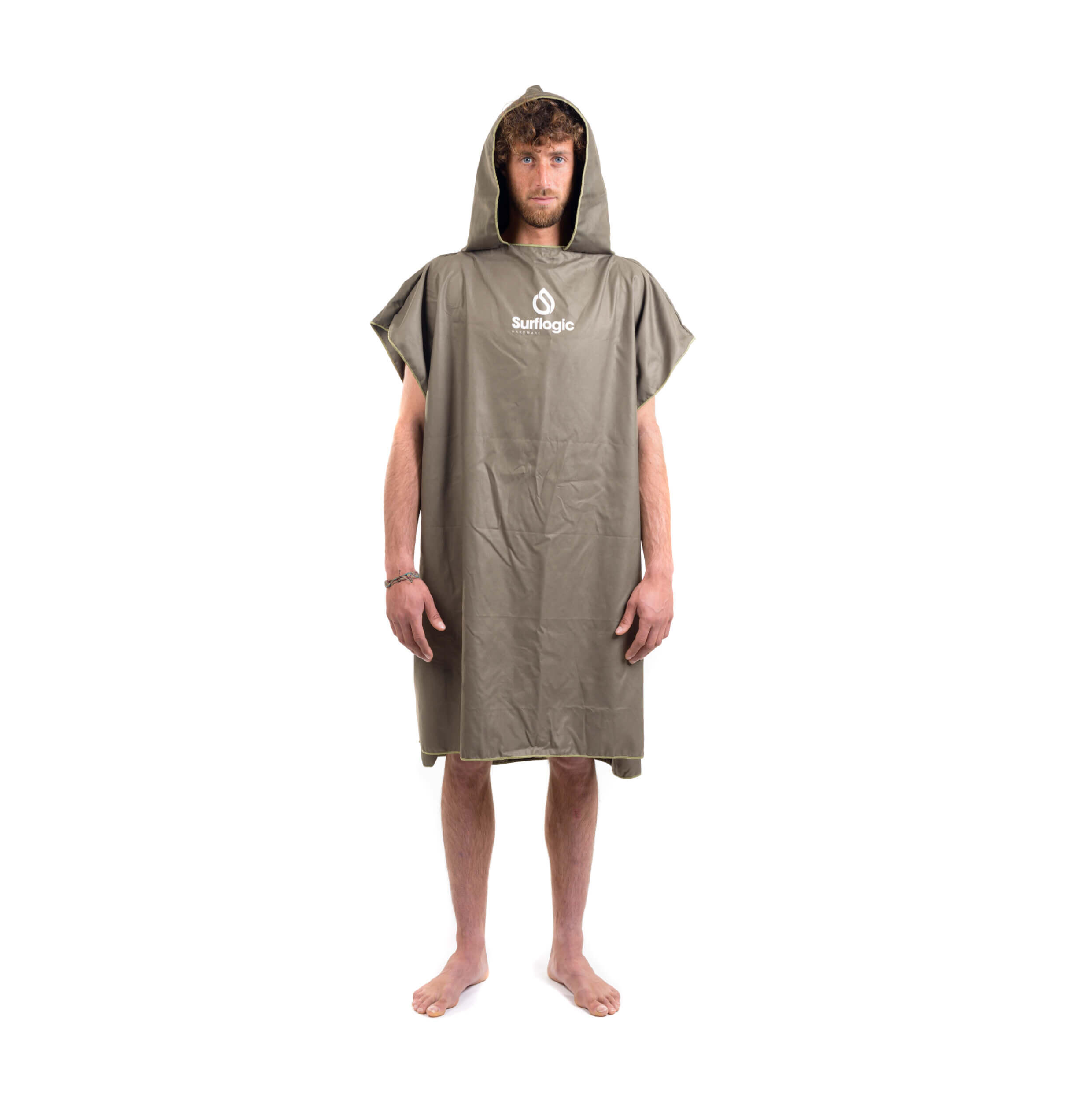 Poncho Surf Logic - mikrofibra - Olive Green 2/6