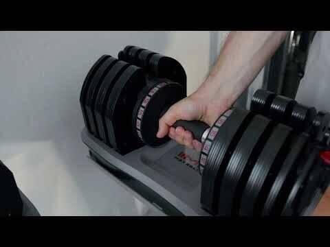 Adjustable Dummbells 2-36 kg + Rack 5/5