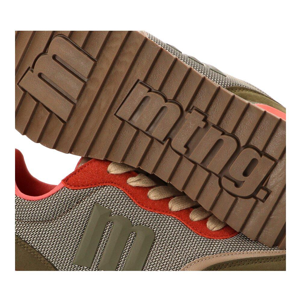 Deportivas Casual Mujer Suela Plana - Modelo 60872 Kakhi 6/7