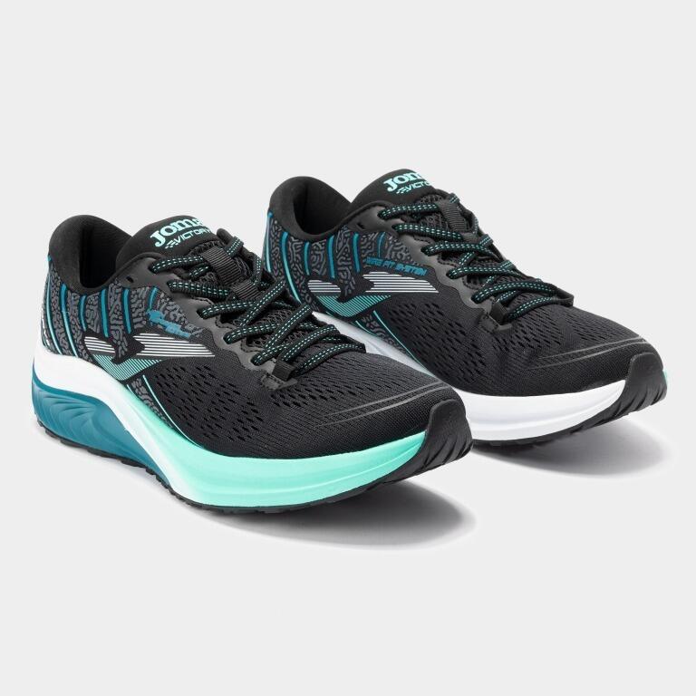 Zapatilla Running Hombre Joma Victory 2531 Negro Transpirable 4/5