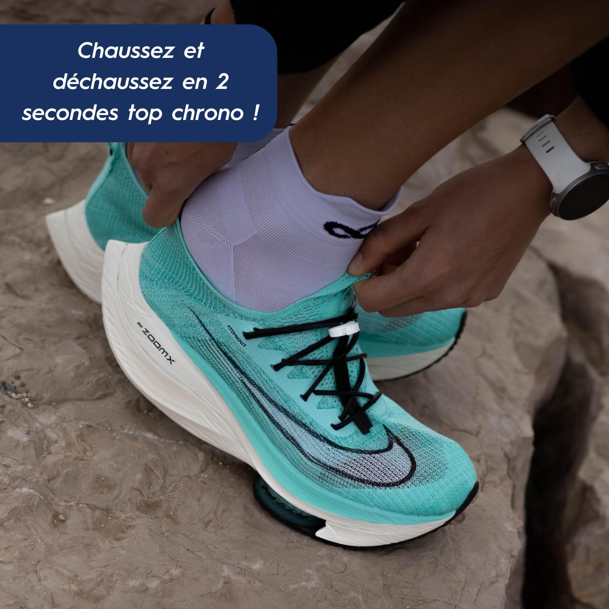 Lacets élastiques en silicone pour triathlon Gorilla 3/8
