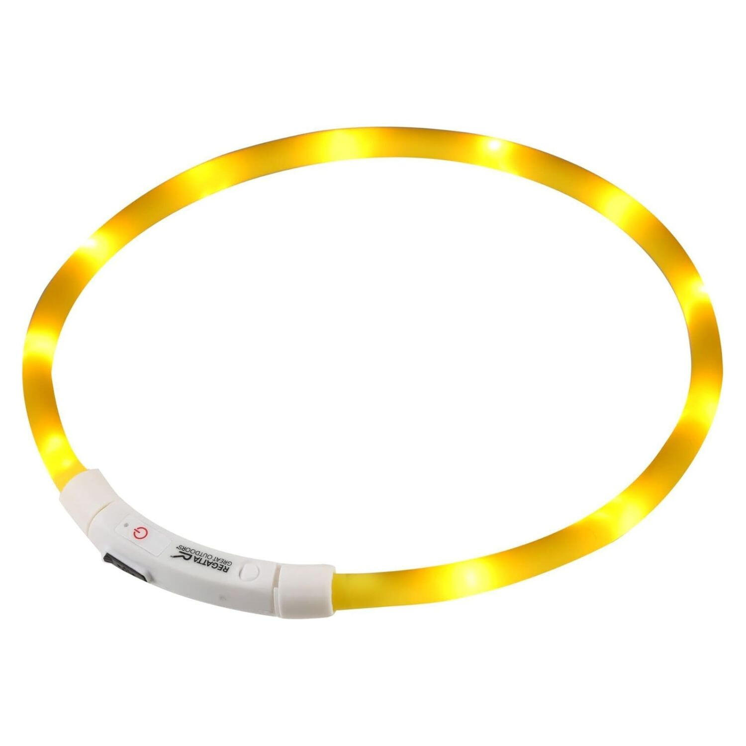 Regatta LED Collar câine galben