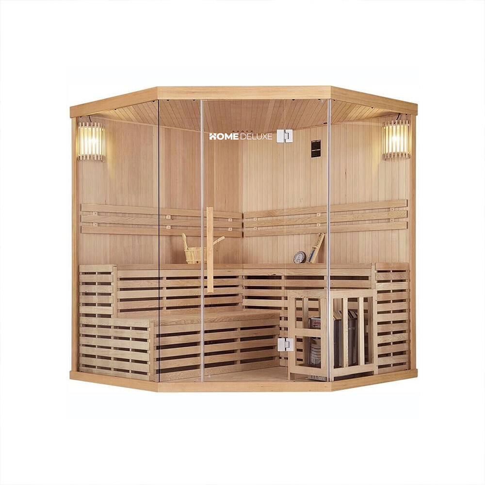 Traditional Sauna SKYLINE BIG XL 200x200 cm, 6 persons