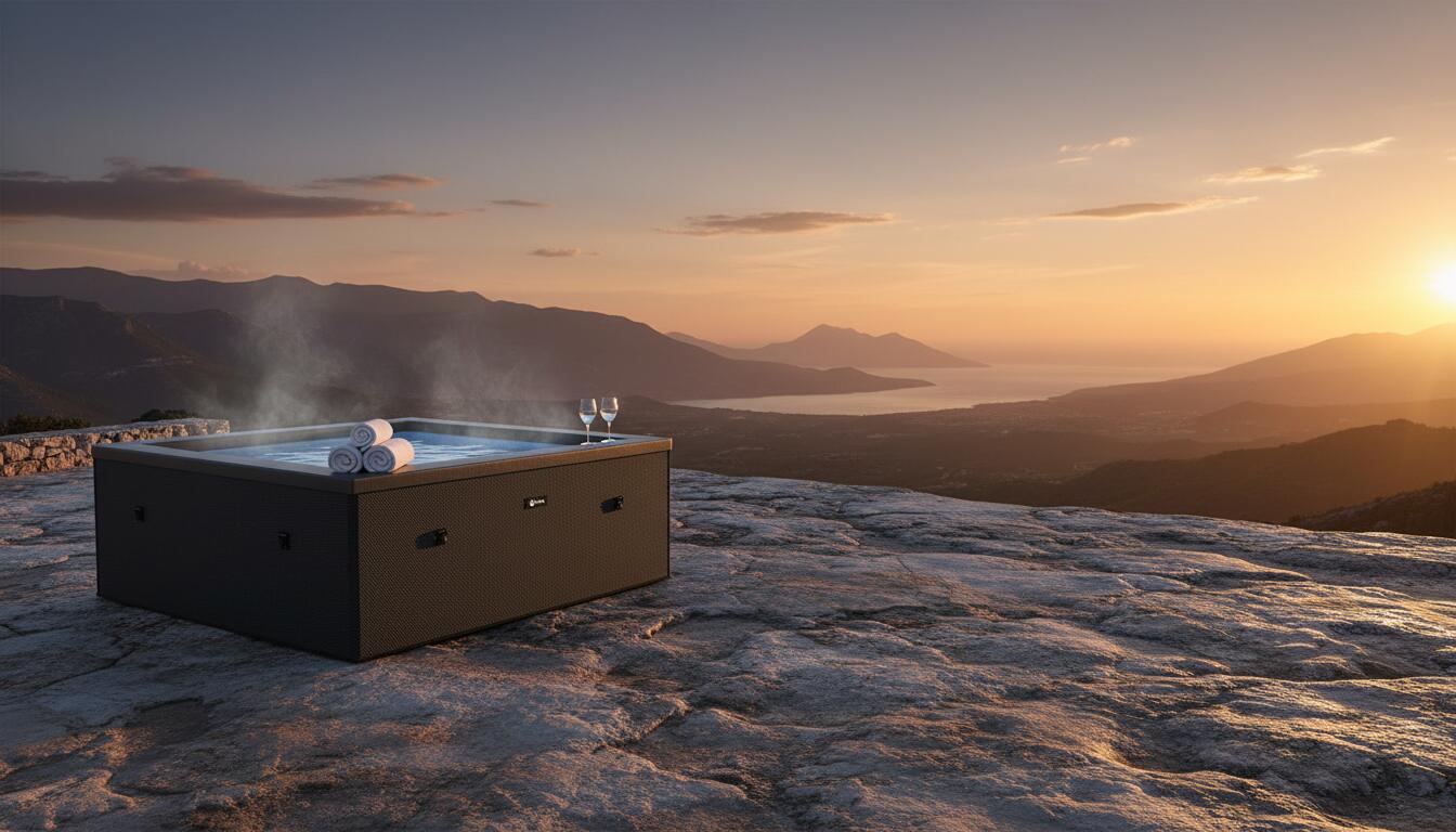 Spa 6 posti Netspa Celestia - Semirigido, 1100L, 180x70cm, Riscald. 5/7