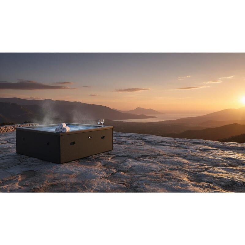 Spa 6 pers Netspa Celestia - Semi-rigid, 1100L, 180x70cm, Încălzire