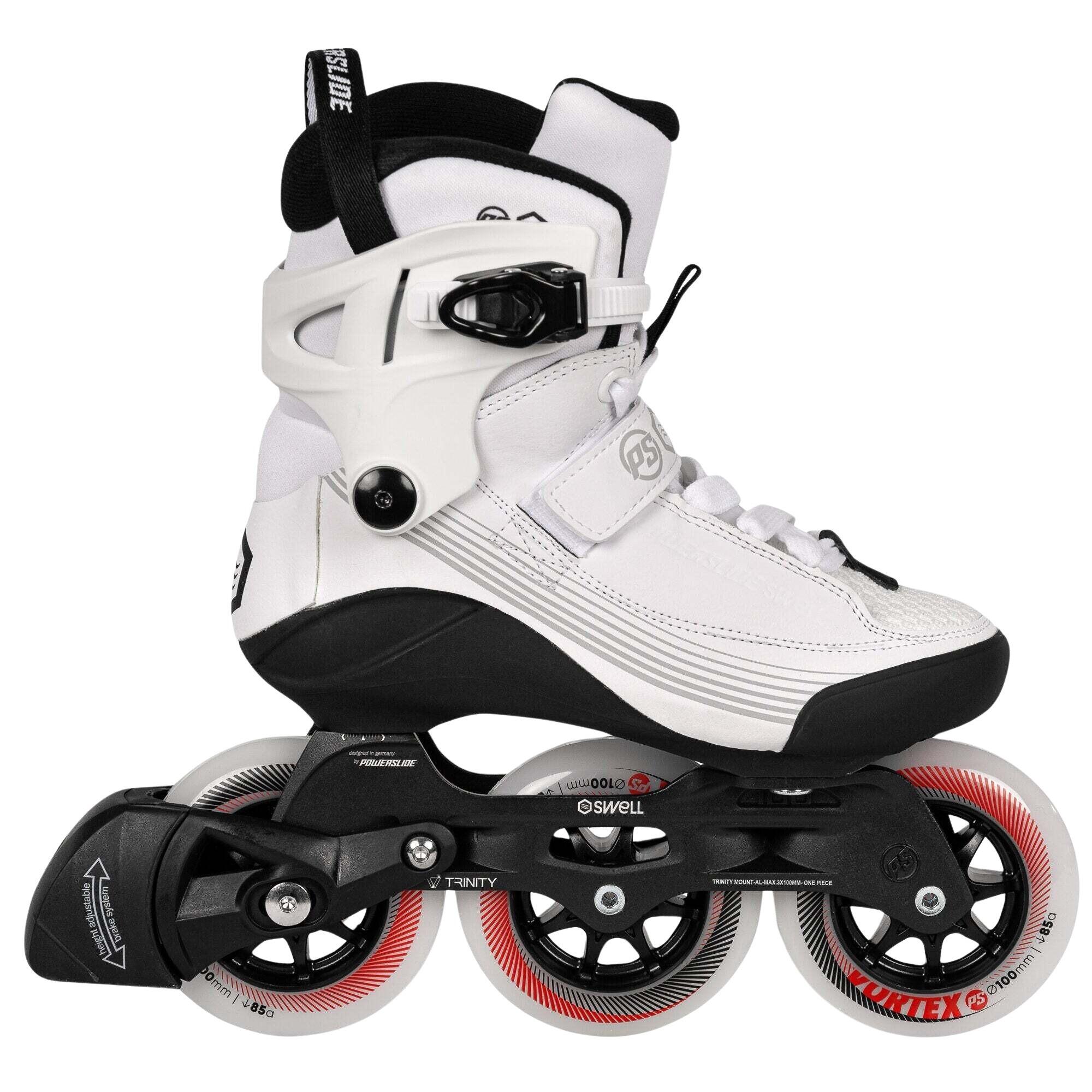 Powerslide - Roller Vitesse Enfant Powerslide Swell Stellar 100 - Rollers En Ligne - Blanc - 38/39 - Decathlon