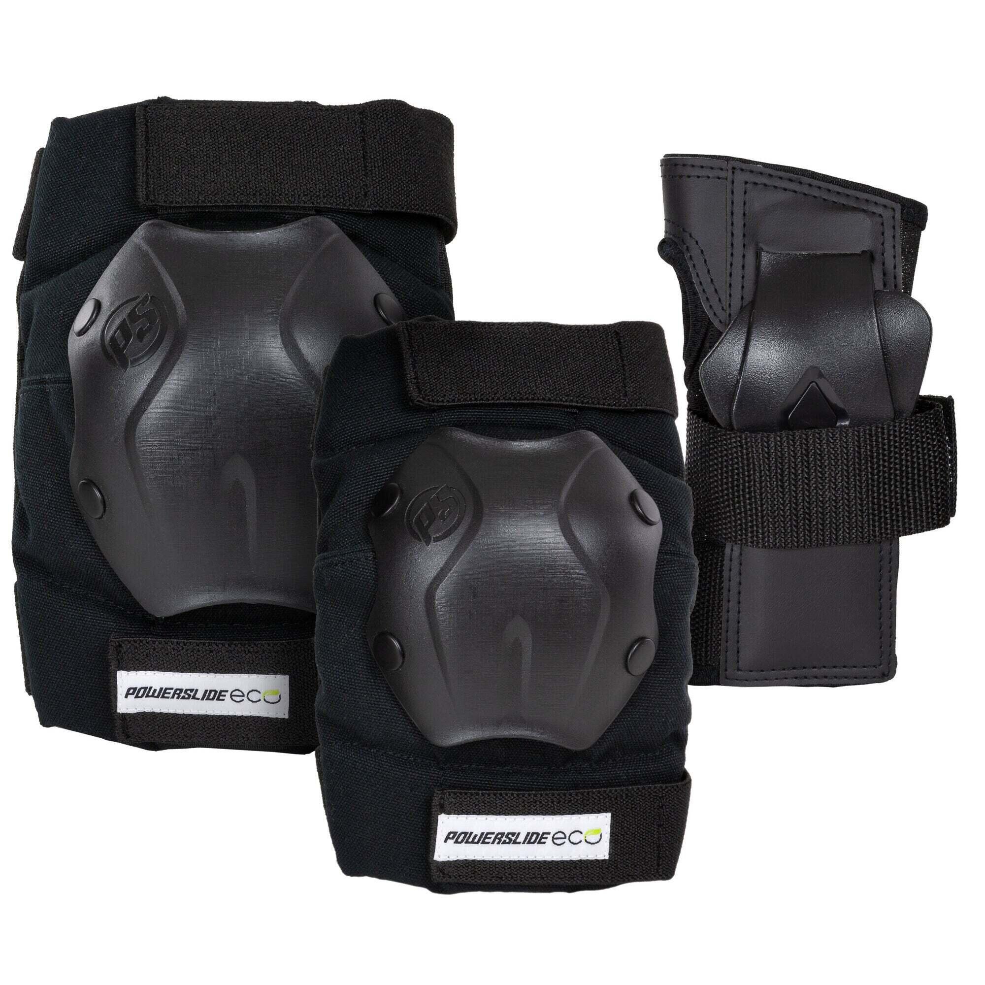 Powerslide - Genouillère Powerslide Eco (x3) - Set De Protection Roller - Noir - 42 M/l - Decathlon
