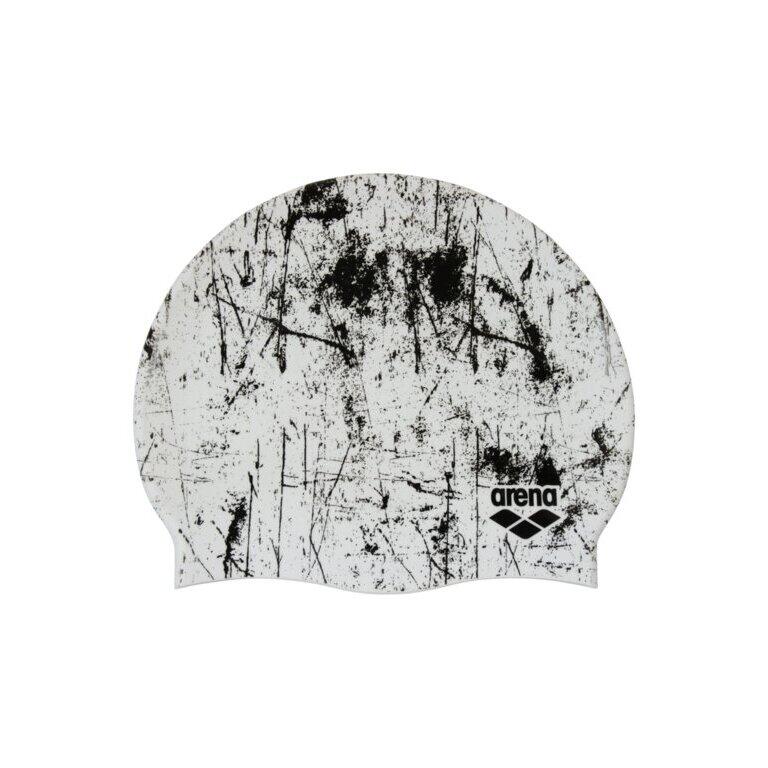 Arena - Bonnet De Bain Arena - Bonnet De Bain - Blanc|noir - Decathlon