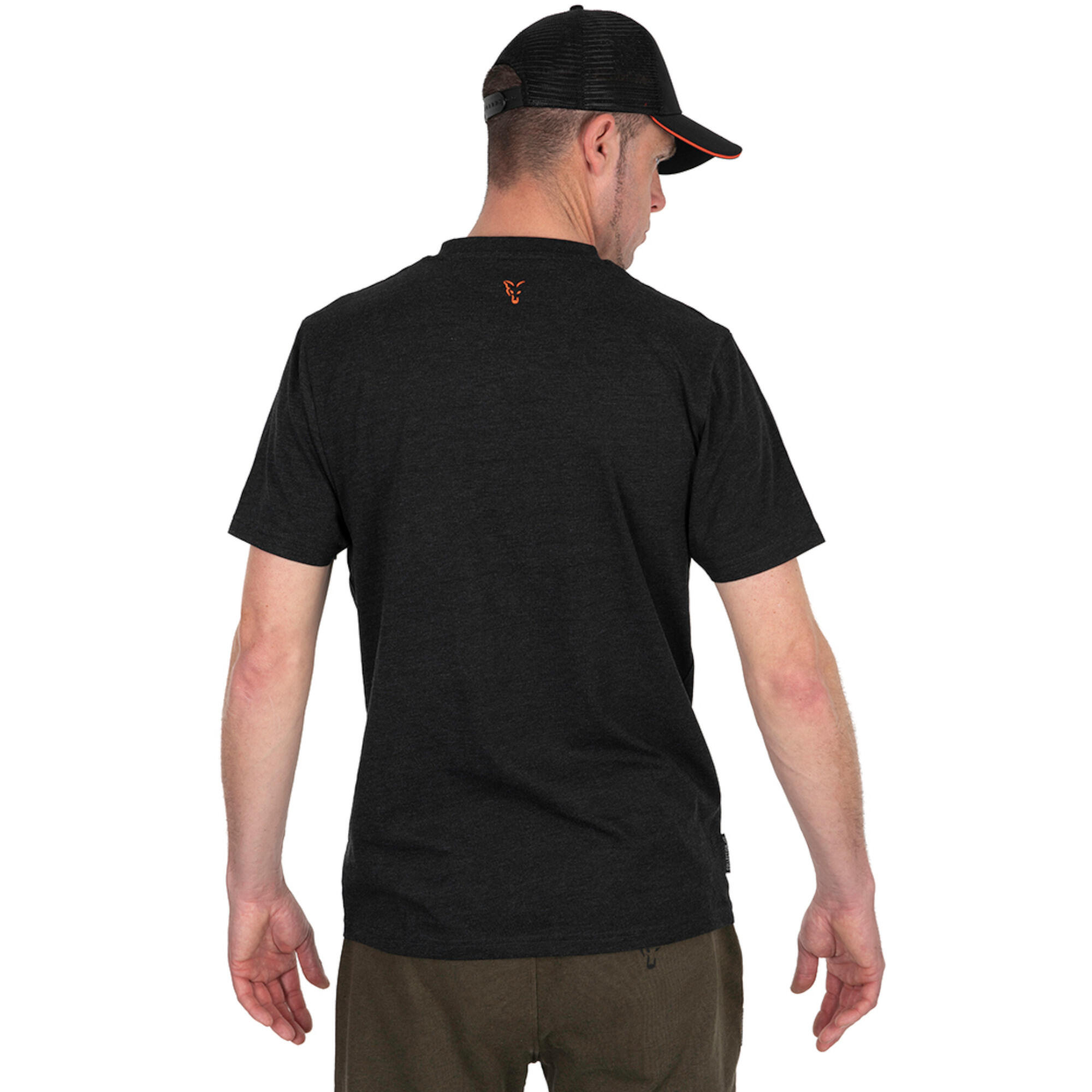 Fox Collection T-Shirt Black & Orange XXX-Large - Fox Kleding & Zonnebril 4/7