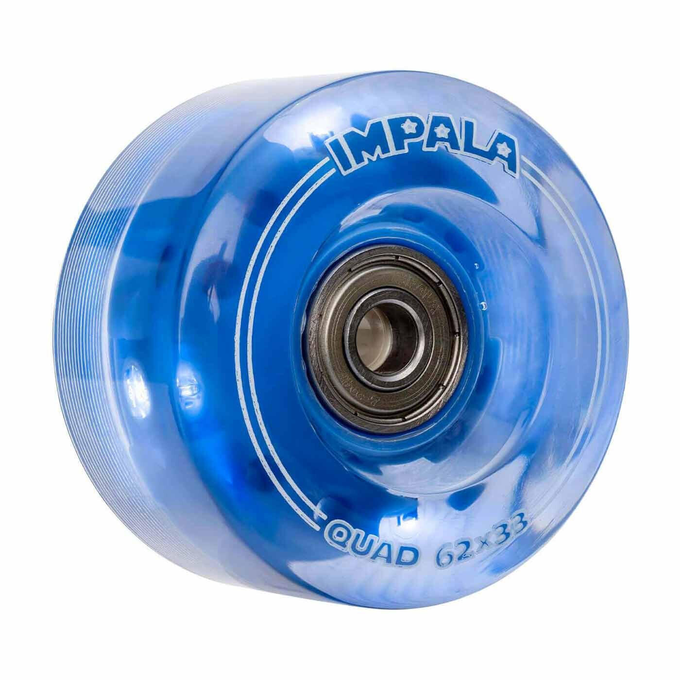 Impala Light Up Quad Wheel 4pk - Blue 5/5