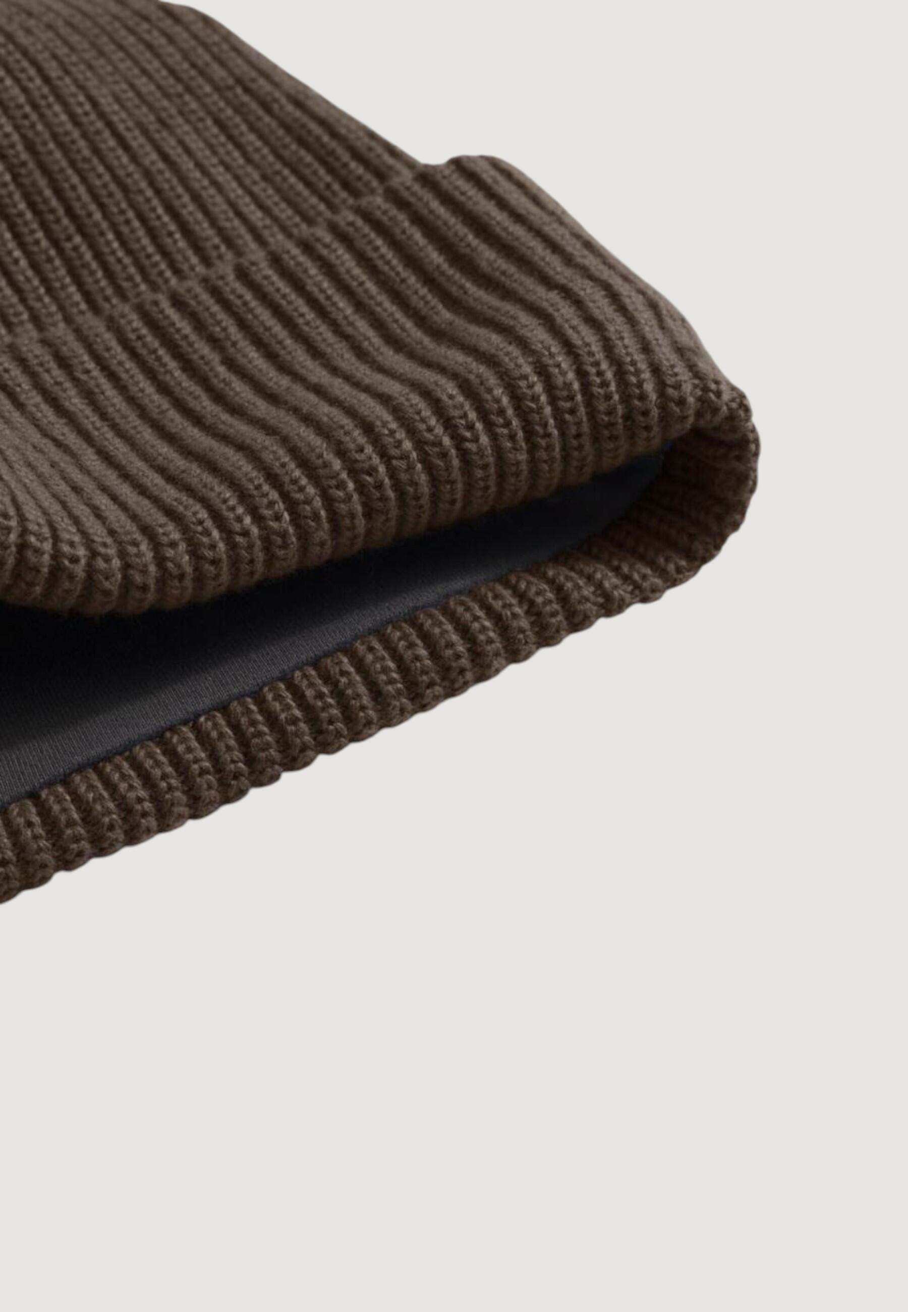 bonnet SALTY LINED BEANIE HOMME marron 4/4