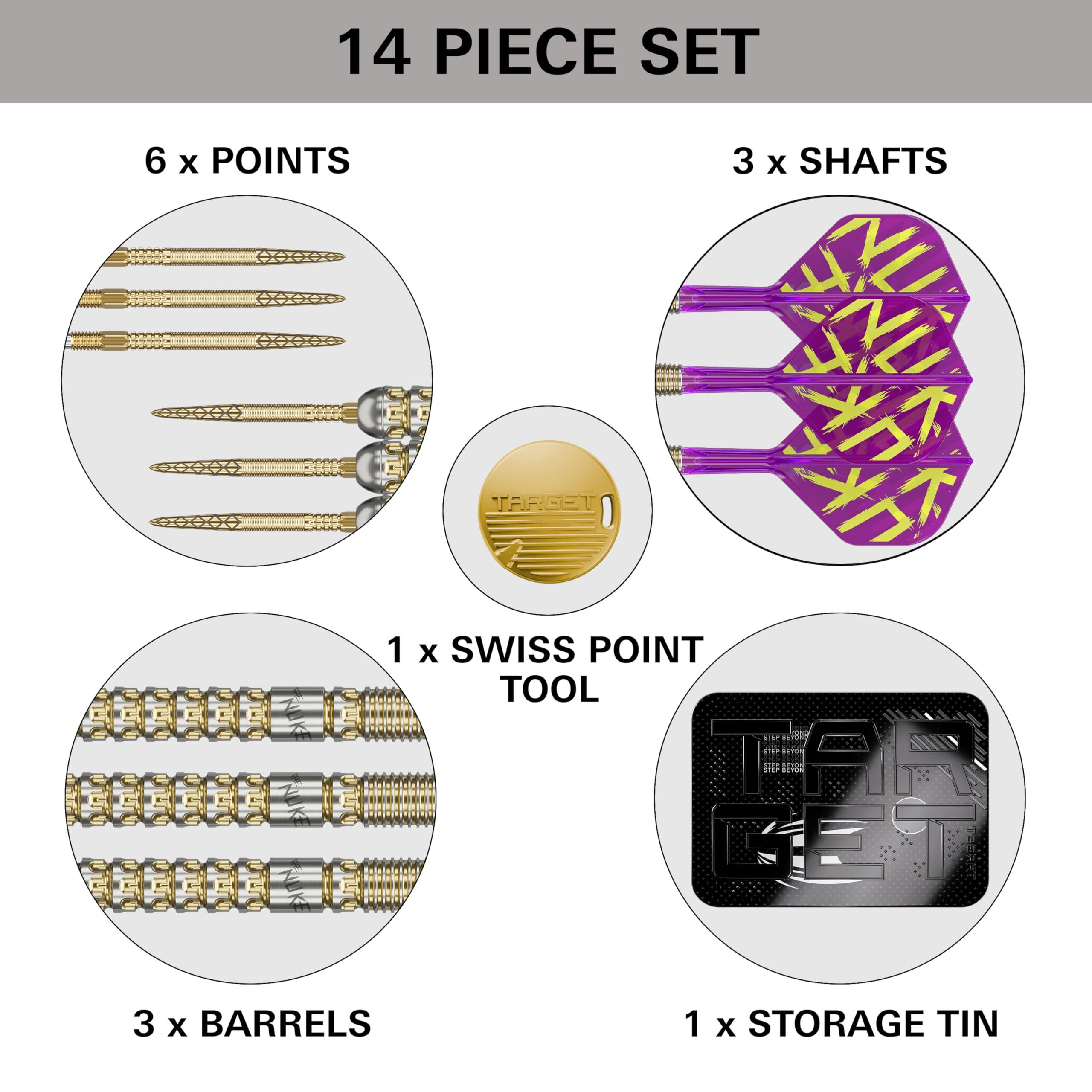 Luke Littler Gen 1 Prodigy Steel Tip Swiss Point Darts 5/6