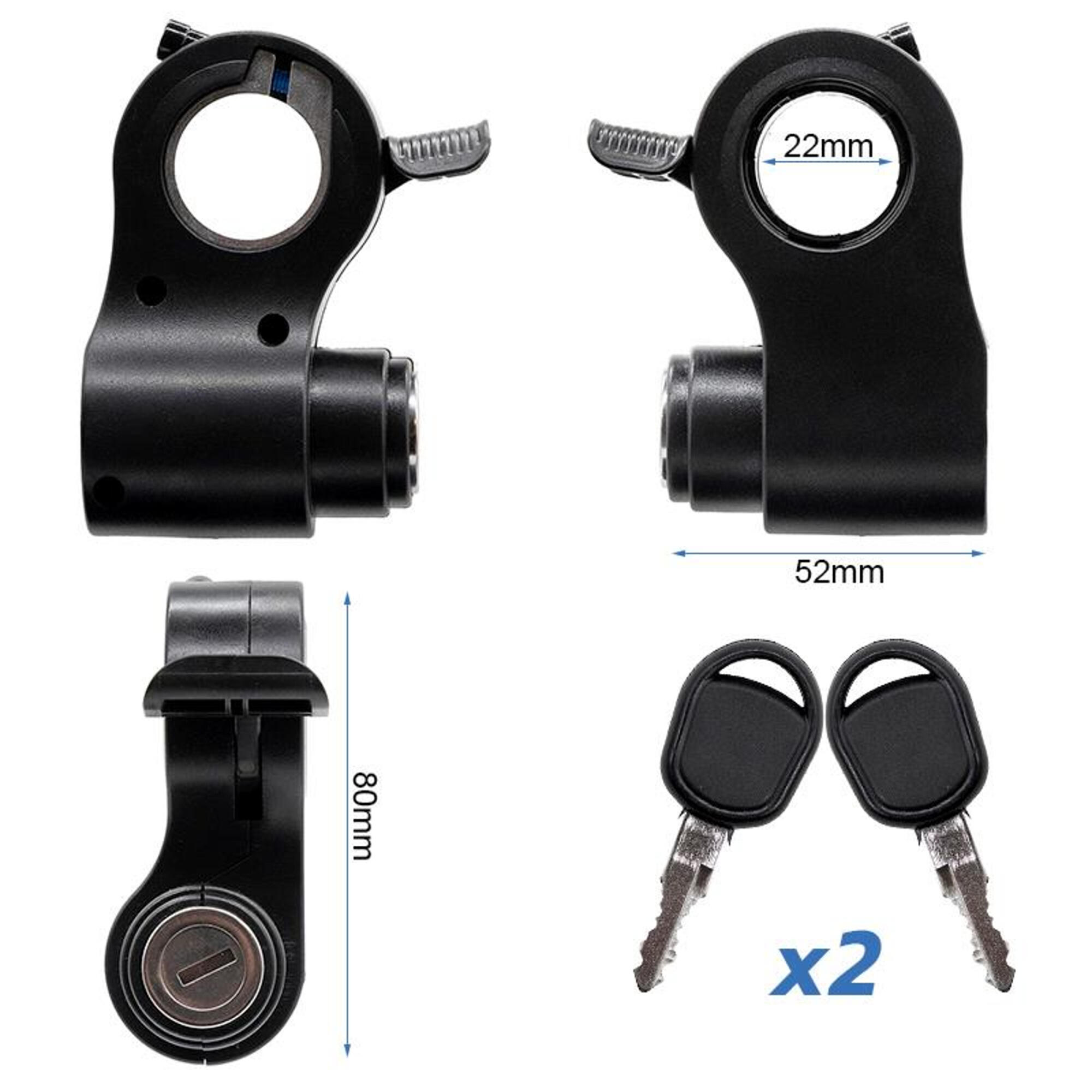 Accelerador con llave de contacto Kukirin G2 pro (Versión 2024) 2/5