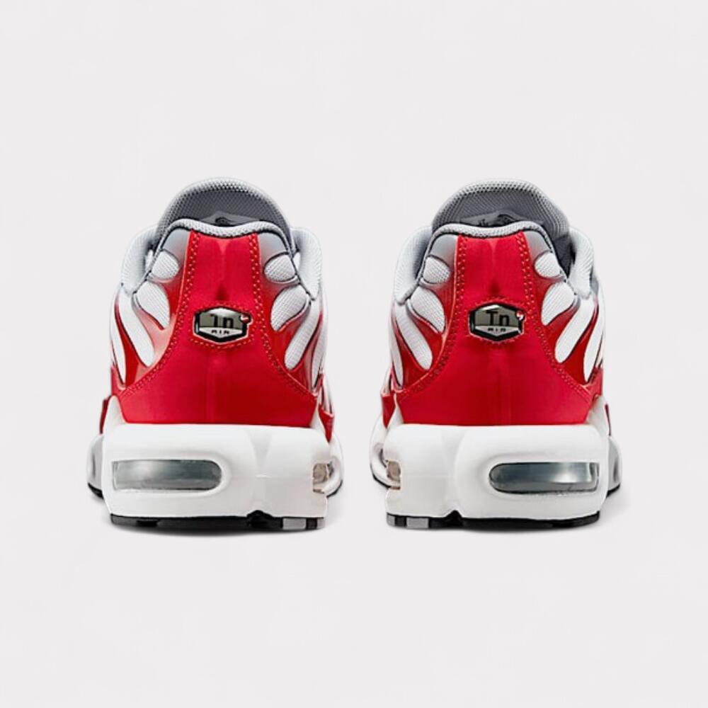Nike Air Max Plus White University Red 4/5
