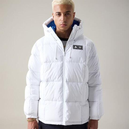 Giubbotto da uomo in poliestere riciclato grigio da streetwear sportivo