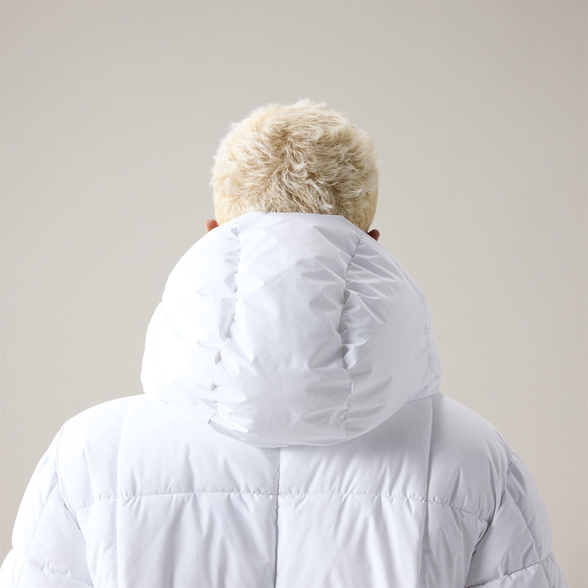 Giubbotto da uomo in poliestere riciclato grigio da streetwear sportivo 5/5