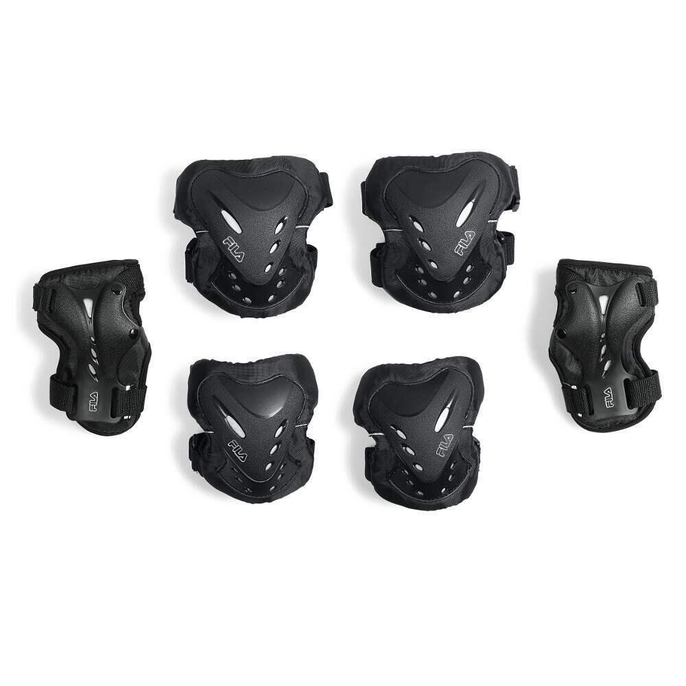 Fila - Genouillères Fila Fp (x3) - Set De Protection Roller - Gris|noir - 48 Xl - Decathlon