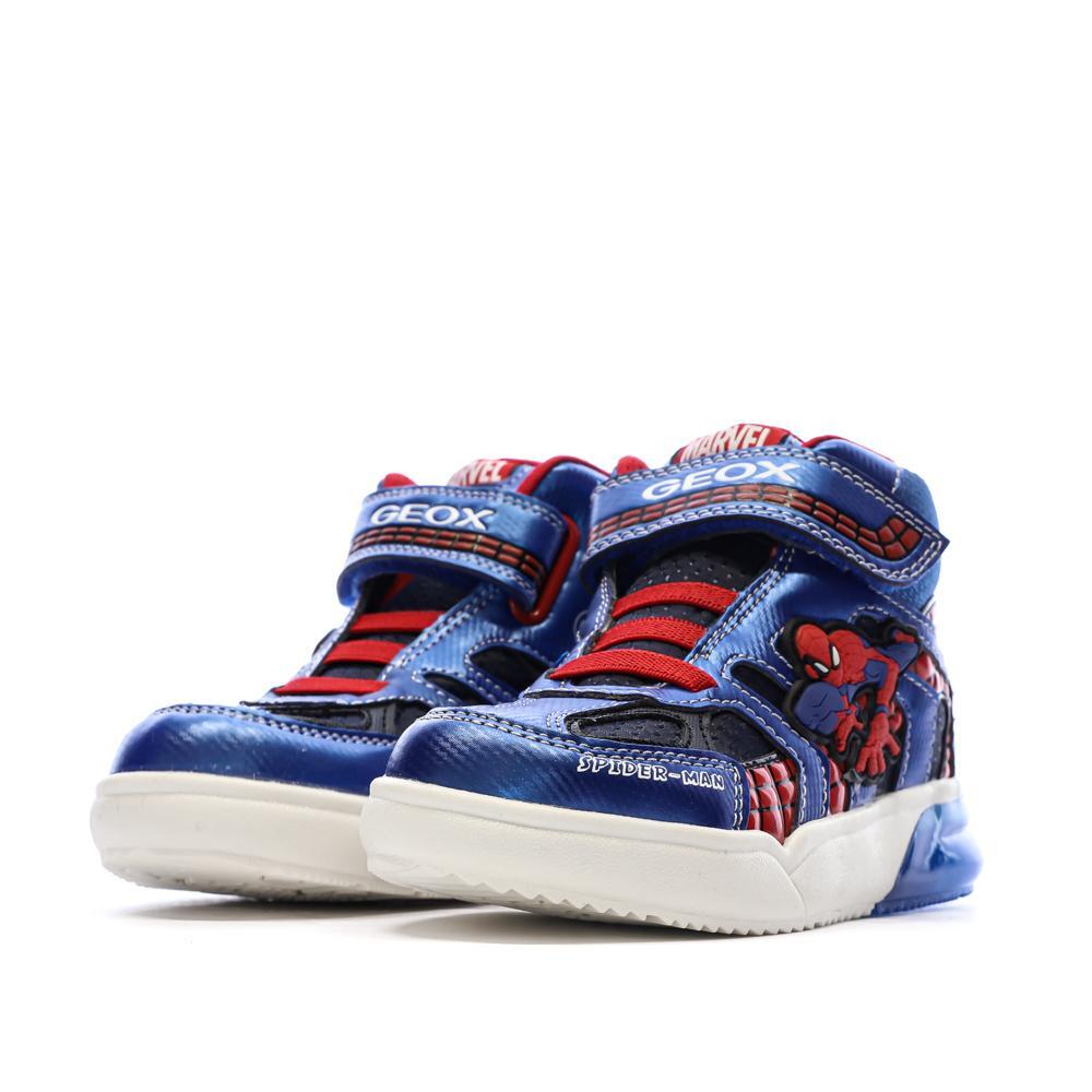 Basket Montante à Scratch Enfant Geox Grayjay 6/7