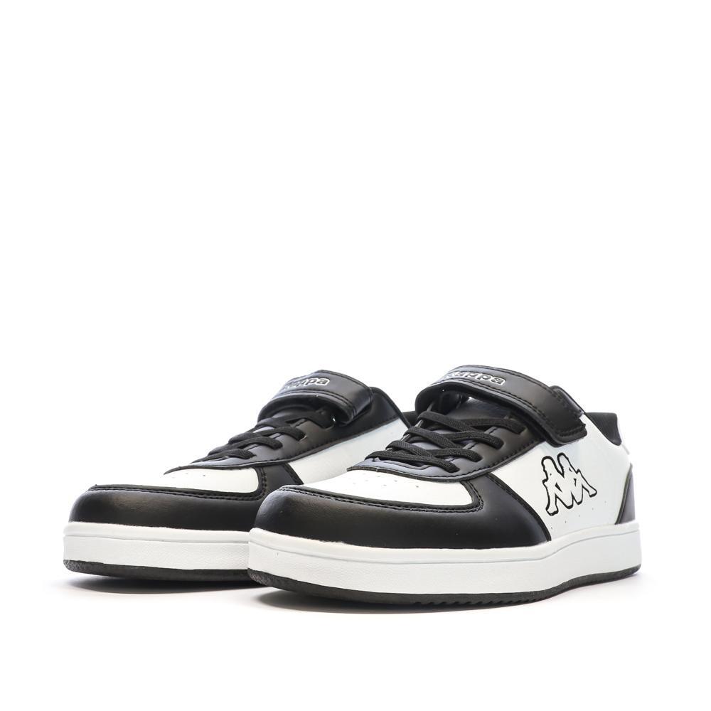 Kappa Malone Zwart-Witte Sneakers voor Jongens 6/7