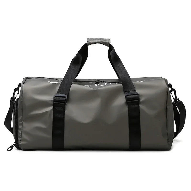 NNEOBA Waterproof Travel Sports Duffel Bag Grey