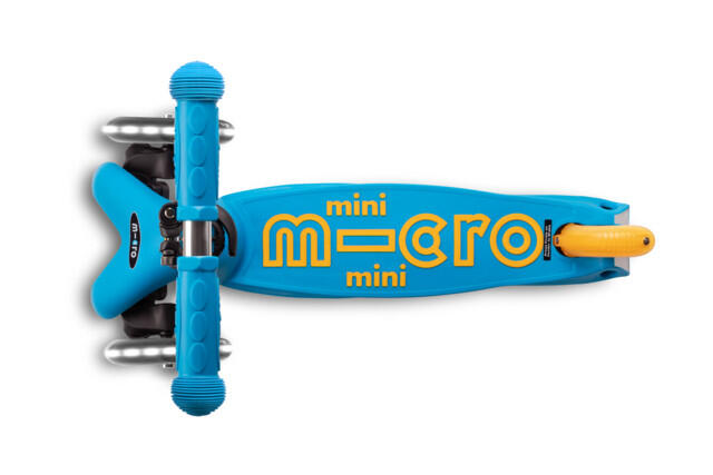Trójkołowa hulajnoga  łatwa do składania Mini Micro Deluxe składana LED 3/6