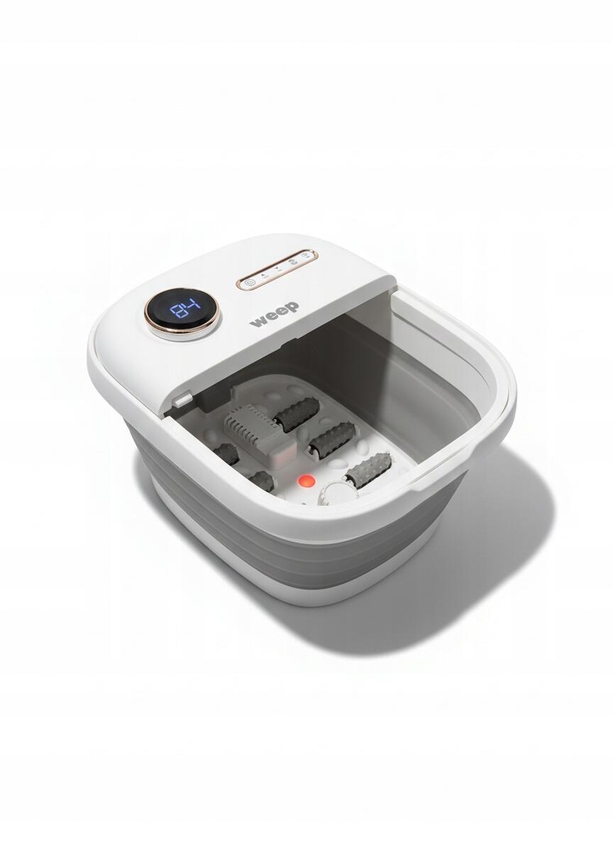 Masażer do stóp wodny Weep T5 Pro składany hydromasażer grzanie rolki 500W 7/7