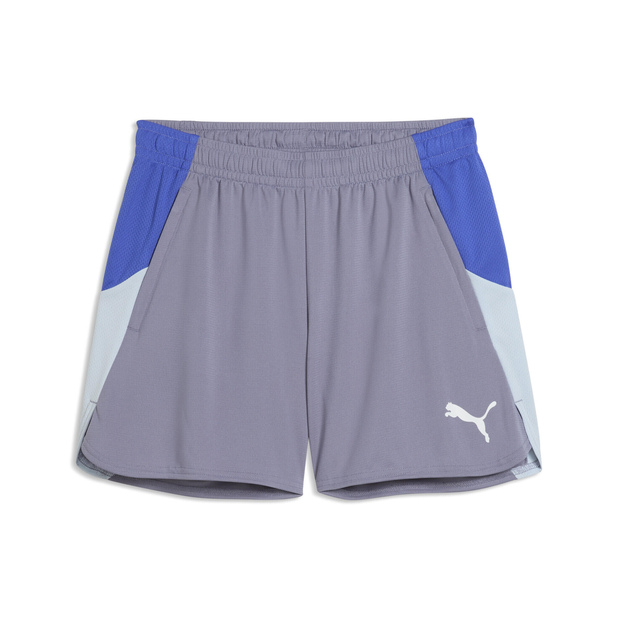 Puma - Short De Foot Individualblaze Femme Puma - Short - Blanc|bleu|gris - Decathlon