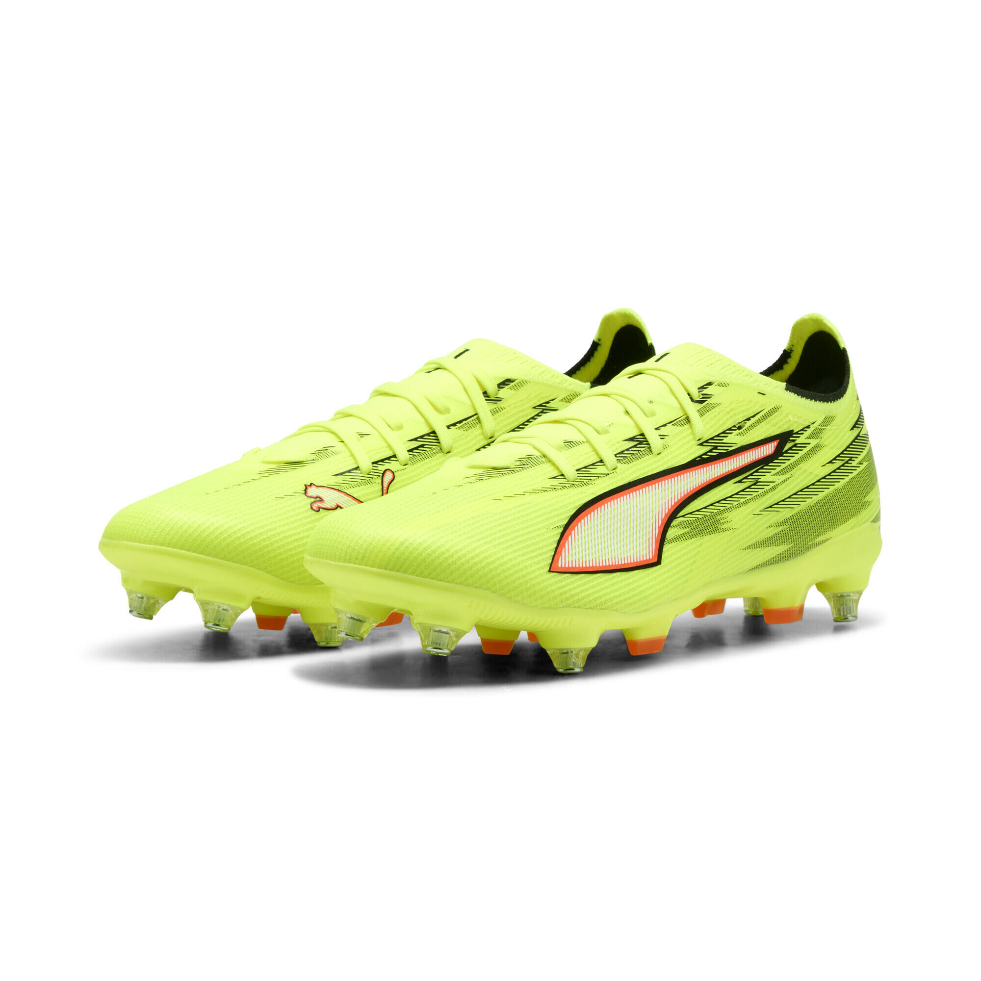 Puma - Chaussure De Football Ultra 6 Match mxsg Unisexe Puma - Chaussures À Crampons - Jaune|noir|rouge - Decathlon