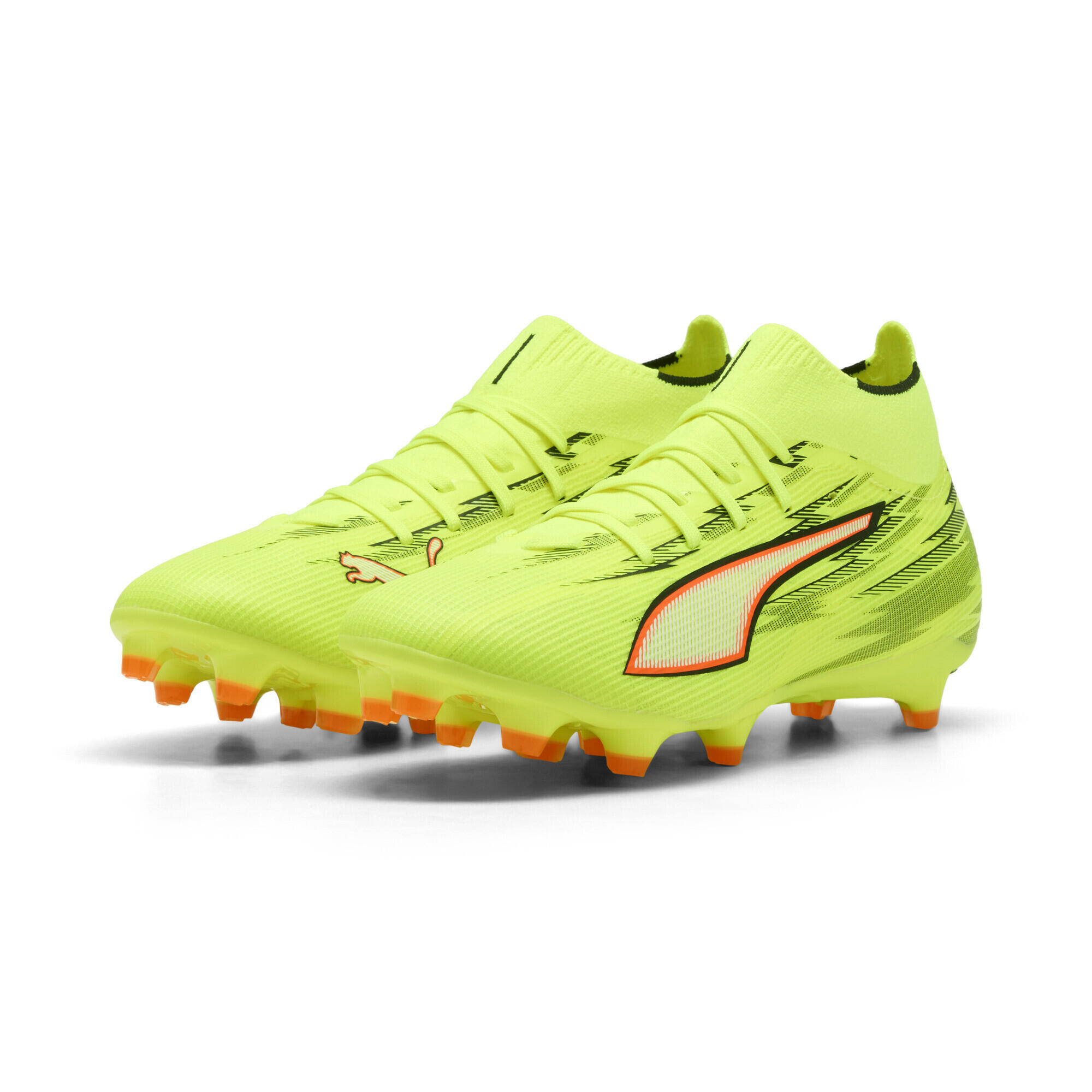 Puma - Chaussures De Football Ultra 6 Match+ Fg Femme Puma - Chaussures À Crampons - Jaune|noir|rouge - Decathlon