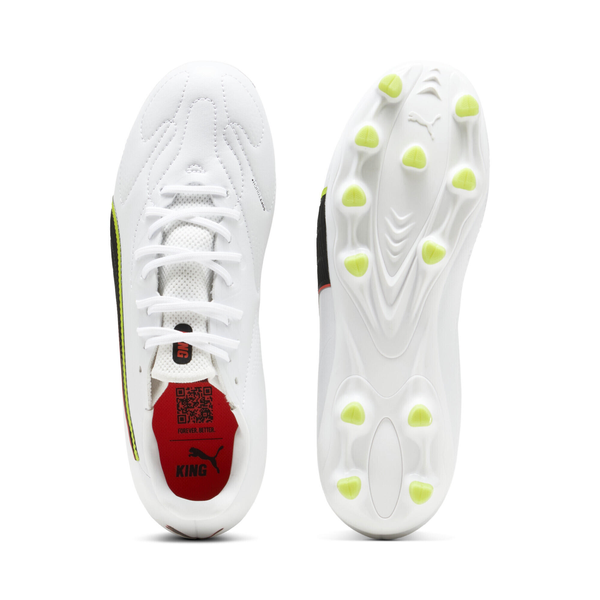 Chuteiras de futebol infantil leves relva King 20 Match Fg/Ag PUMA 4/6