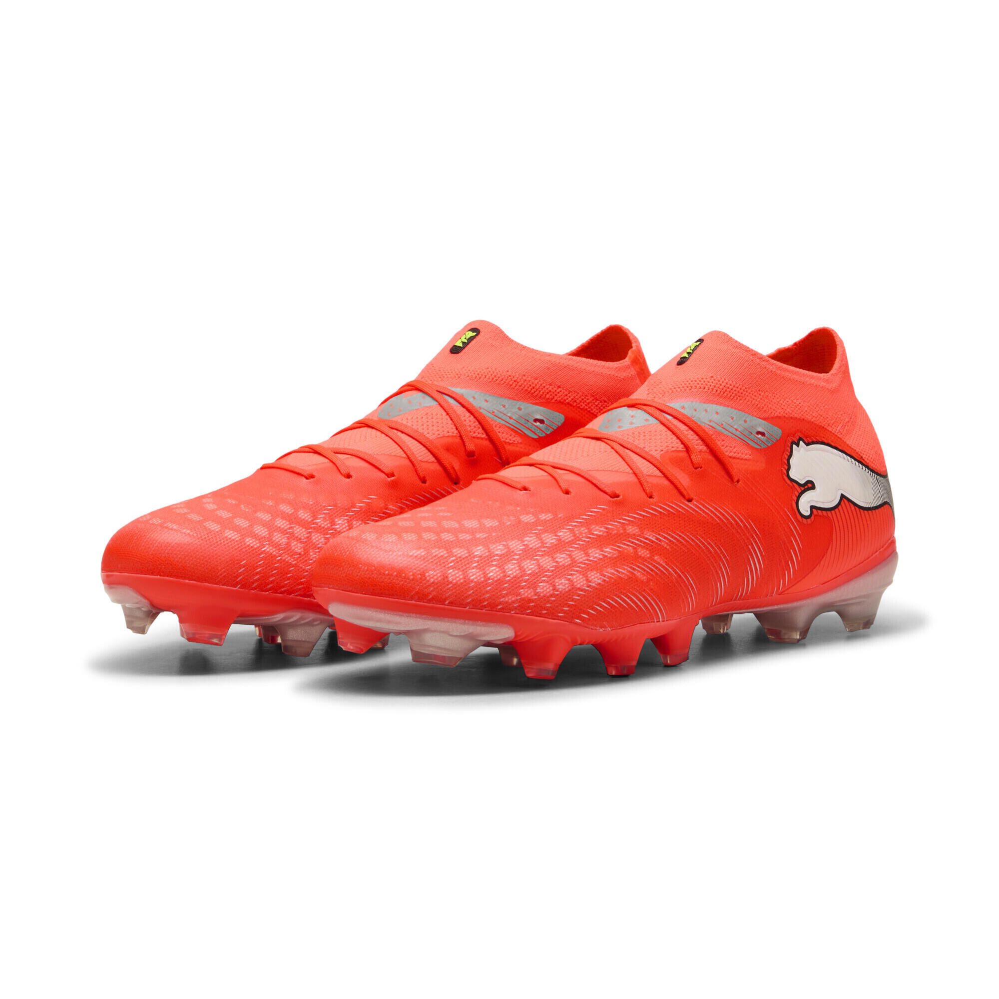 Puma - Chaussures De Football Future 9 Pro fg/ag Unisexe Puma - Chaussures À Crampons - Blanc|noir|rouge - Decathlon