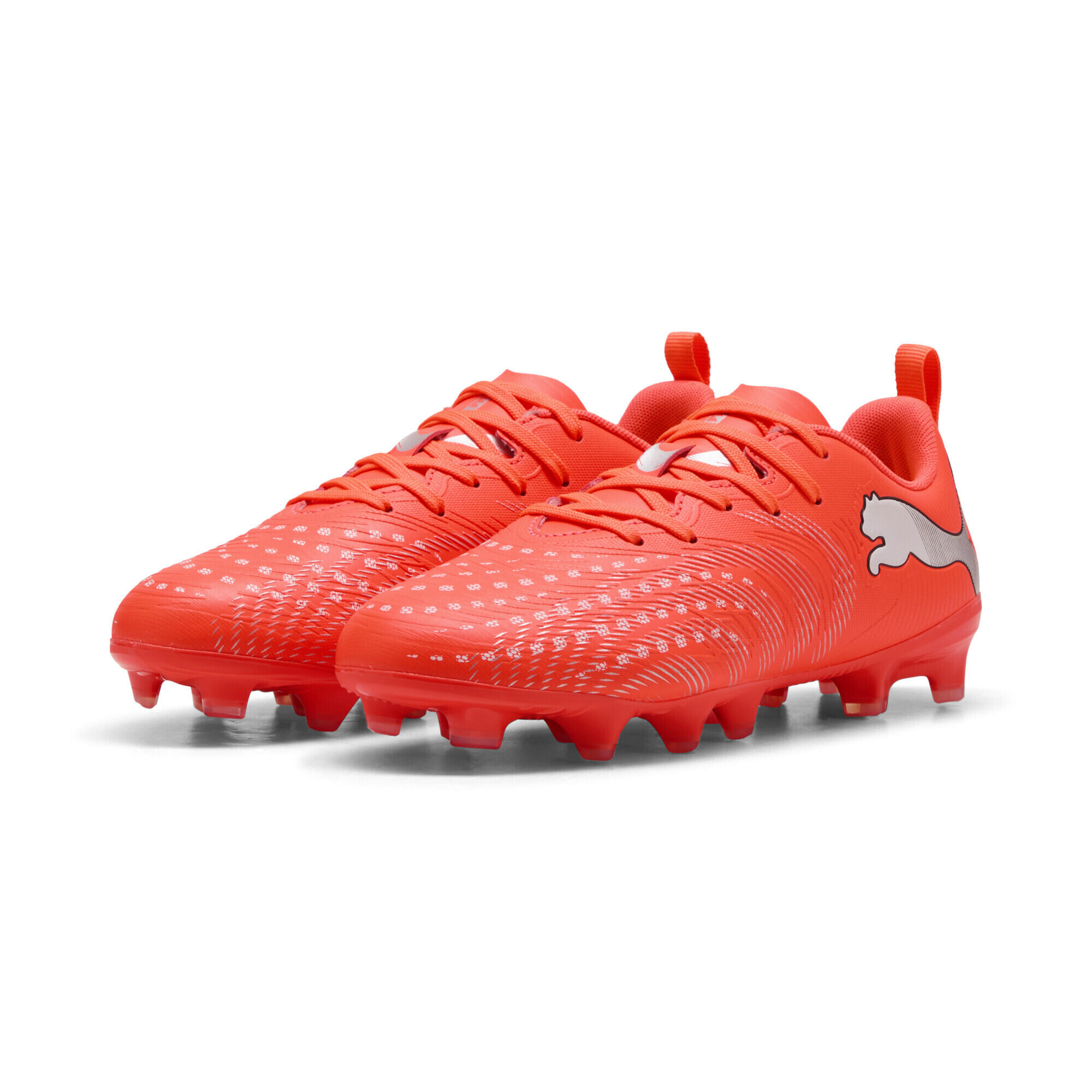 Puma - Chaussures De Football Ultra 6 Play Fg/ag Enfant Et Adolescent Puma - Chaussures À Crampons - Blanc|noir|rouge - Decathlon