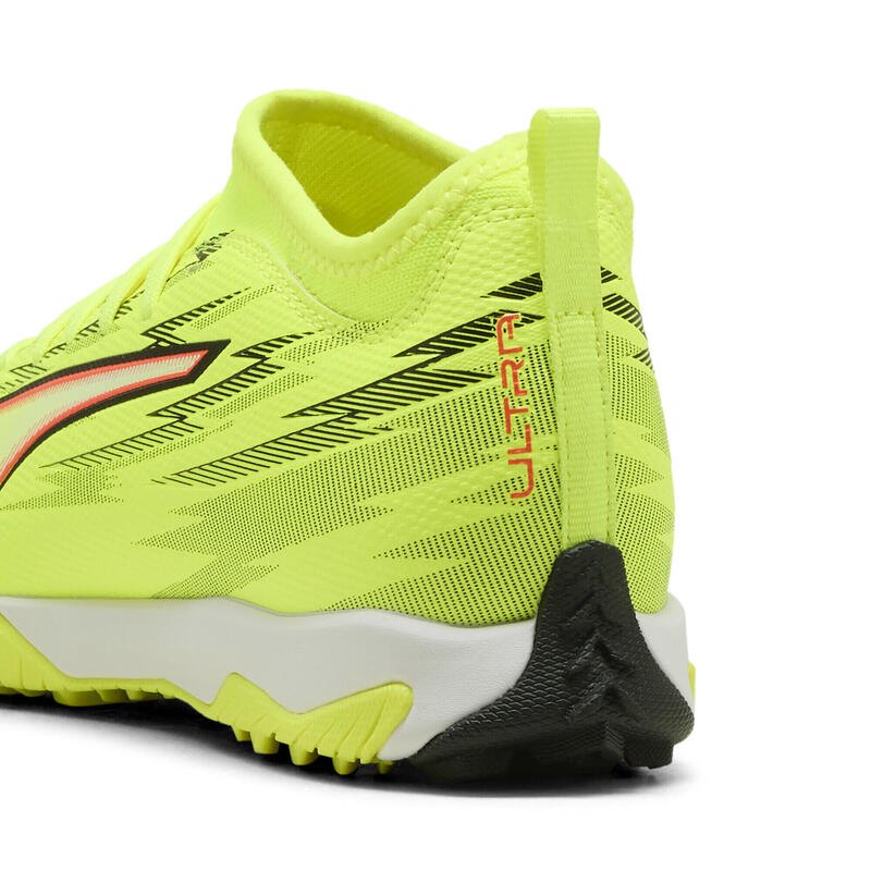 Ghete fotbal copii gripcontrol Ultra 6 Match TT + Mid, galben neon PUMA