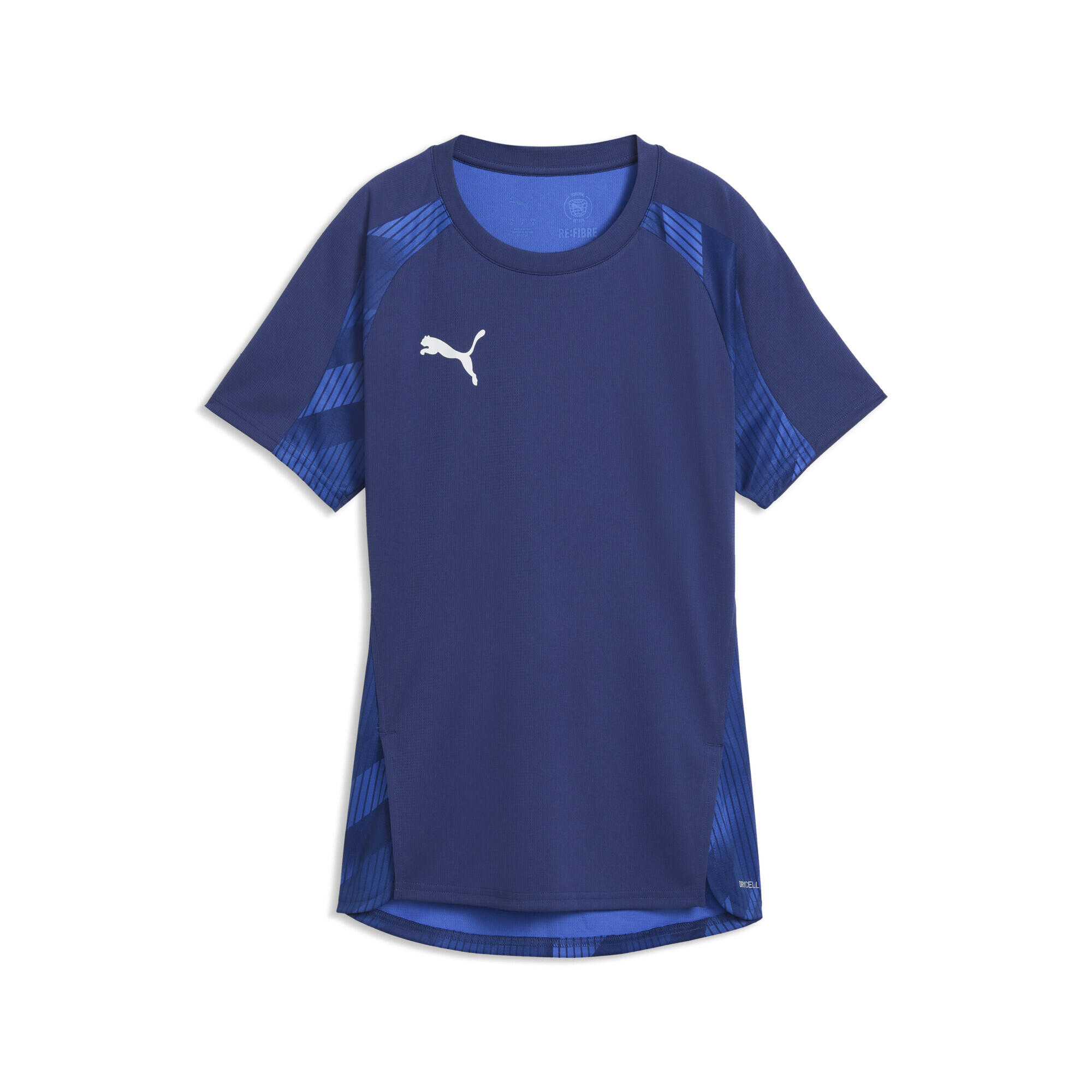Puma - Maillot De Football Individualblaze Femme Puma - Maillot Manches Courtes - Blanc|bleu - Decathlon