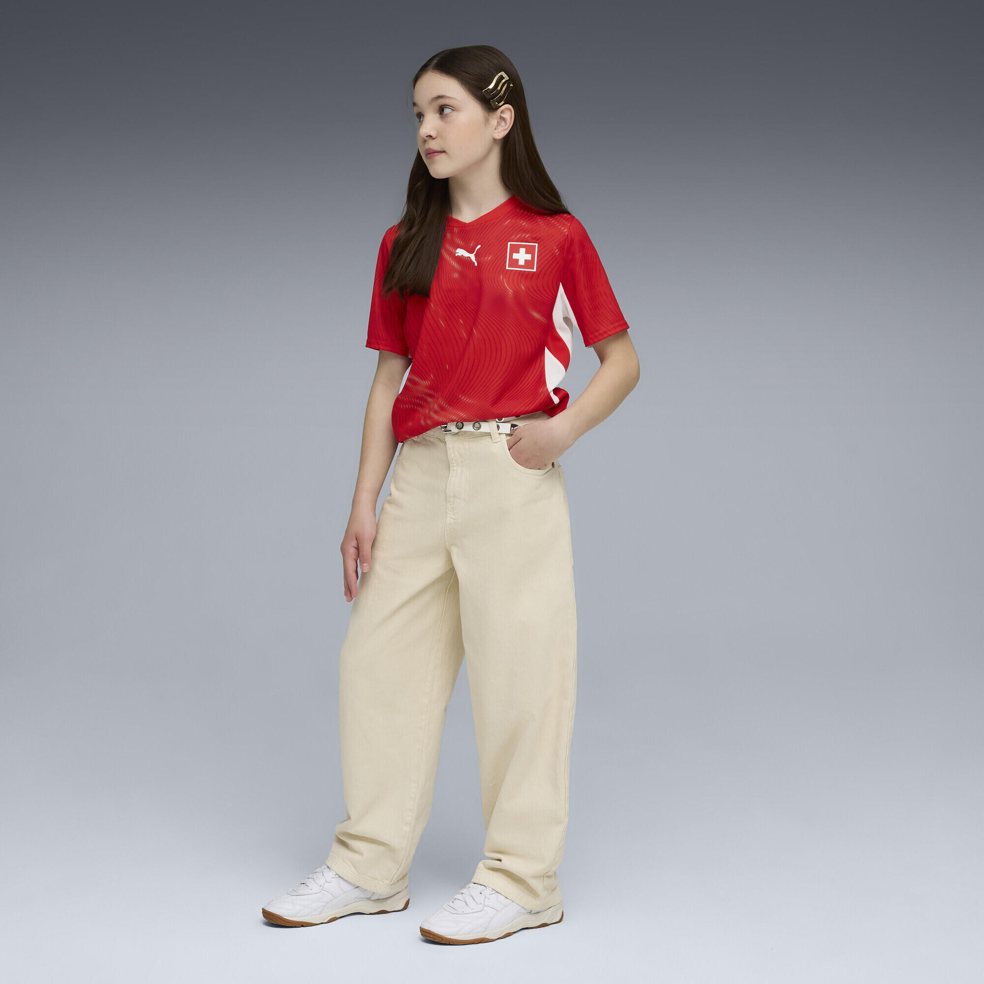 Maglia Home Svizzera 2026 per ragazzi PUMA 4/6