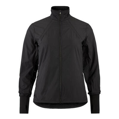W adv essence wind jacket - jas; vest - zwart - dames - wielersport‎
