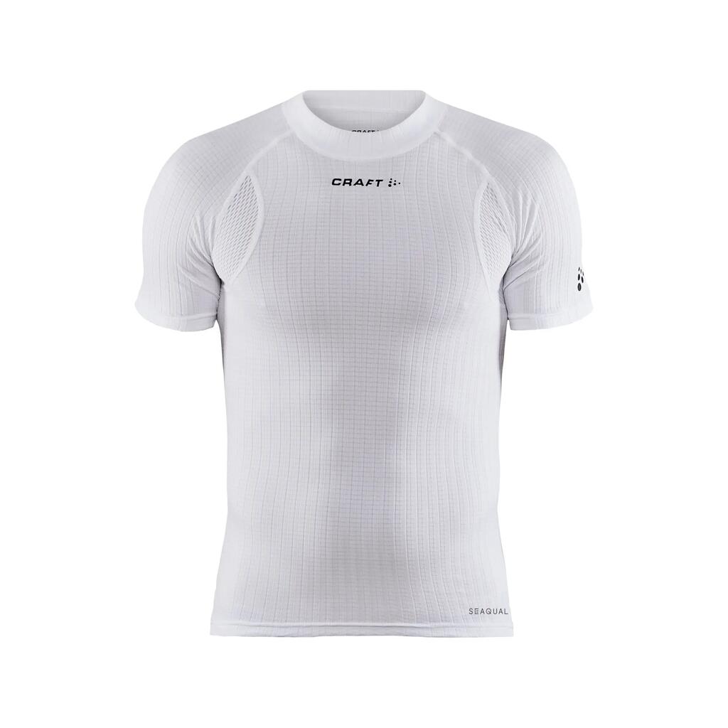 ACTIVE EXTREME X CREW NECK SHORT SLEEVE MENS BASELAYER WHITE