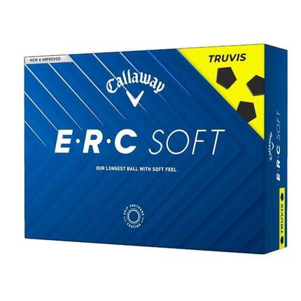 Boite de 12 Balles de Golf Callaway ERC Soft Truvis Yellow