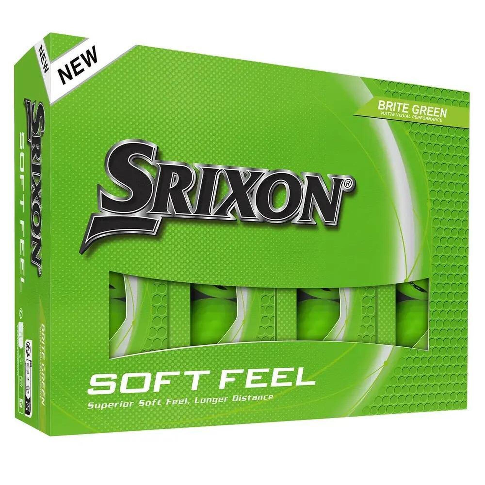 Srixon - Boîte De 12 Balles De Golf Srixon Soft Feel Brite Verte New - Balle De Golf - Vert - Taille Unique - Decathlon