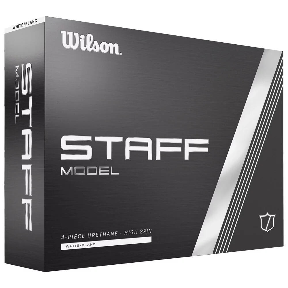 Wilson - Balles De Golf Wilson Staff Model - Balle De Golf - Blanc|noir - Taille Unique - Decathlon