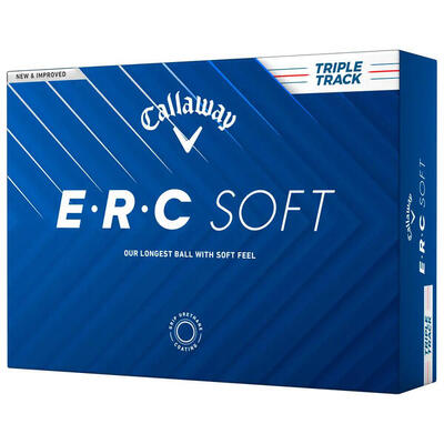 Confezione da 12 palline da golf Callaway ERC Soft Triple Track Nuovo