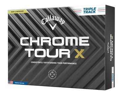 Bola de Golf Callaway Chrome Tour X Triple Track Paquete de 12