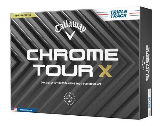 Bola de Golf Callaway Chrome Tour X Triple Track Paquete de 12