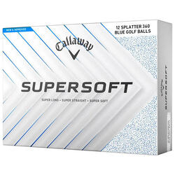 Boite de 12 Balles de Golf Callaway Supersoft Splatter 360