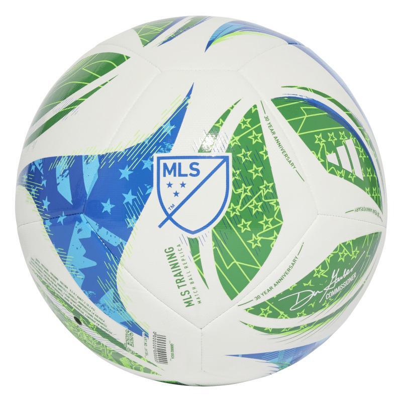 ADIDAS 2025 Major League Soccer Training Ball - White/Green/Blue