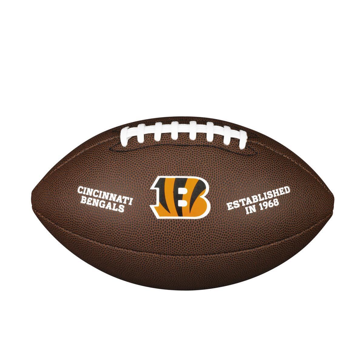 Wilson - Ballon De Football Américain Wilson Des Cincinnati Bengals - Ballon De Foot Américain - Marron|noir - Official - Decathlon