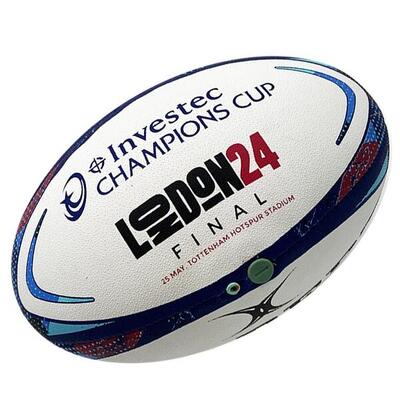 Pallone da rugby Gilbert Innovo per la finale dell'Investec Champions Cup 2024