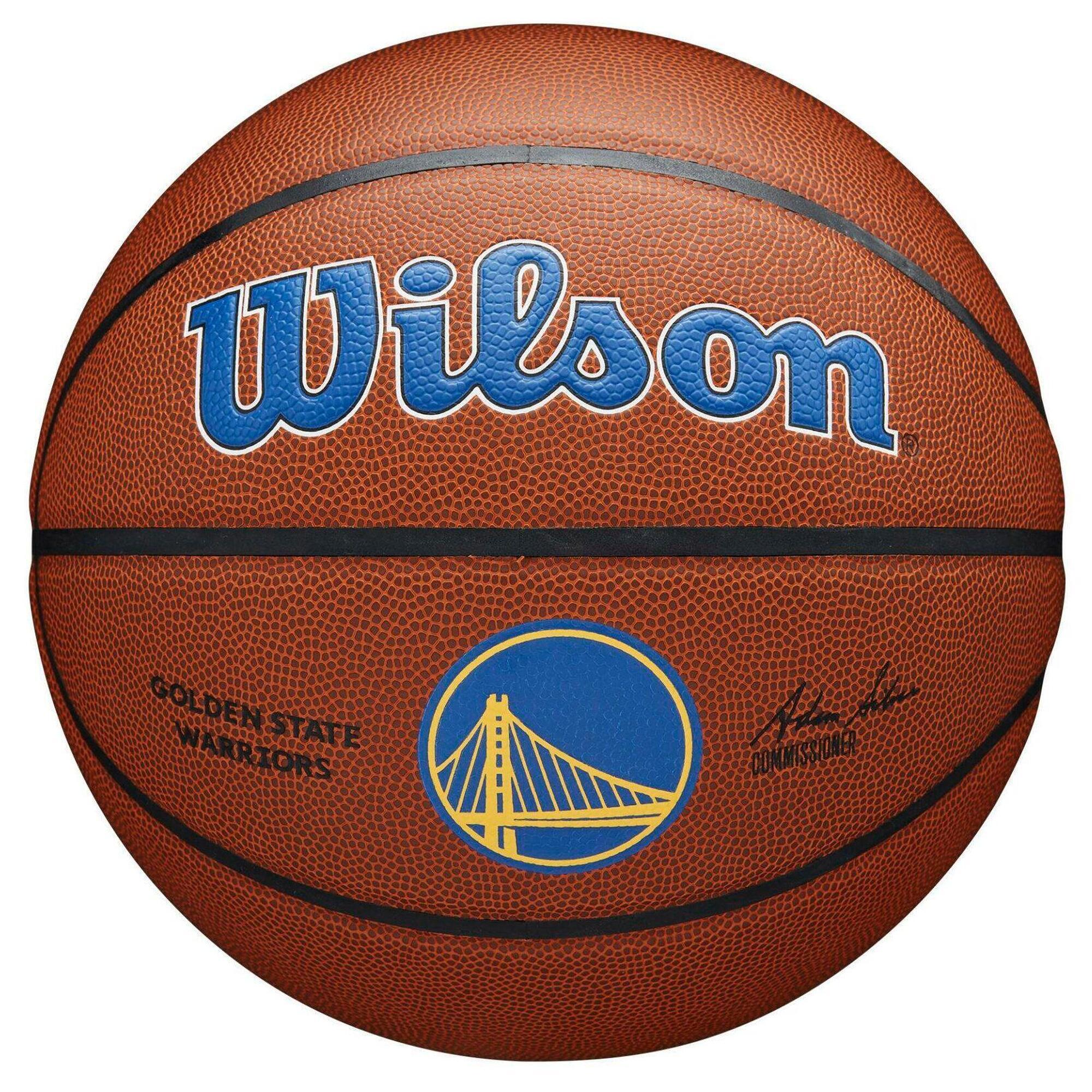 Wilson - Ballon De Basketball Wilson Nba Team Alliance - Golden State Warriors - Ballon De Basket - Marron - 7 - Decathlon