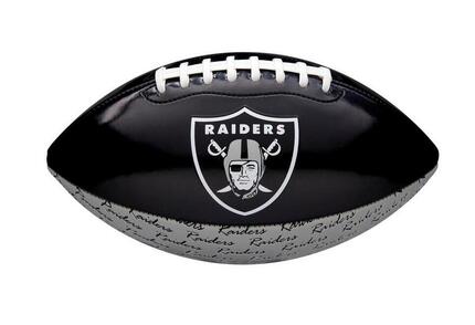 Ballon de Football Americain Wilson NFL Raiders de Las Vegas Peewee