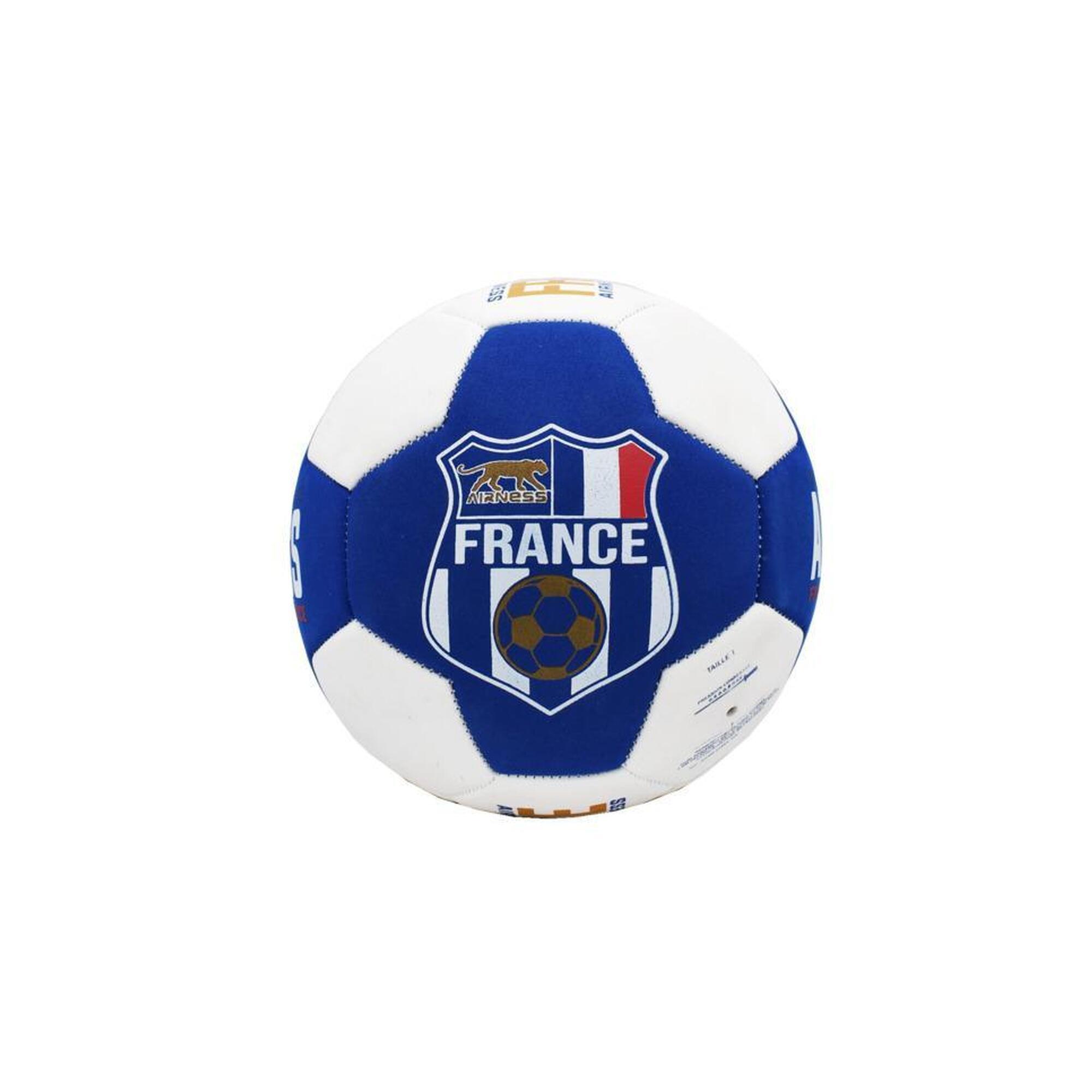 Airness - Mini Ballon De Football Airness Softball France - Ballon De Foot - Bleu - 2 - Decathlon